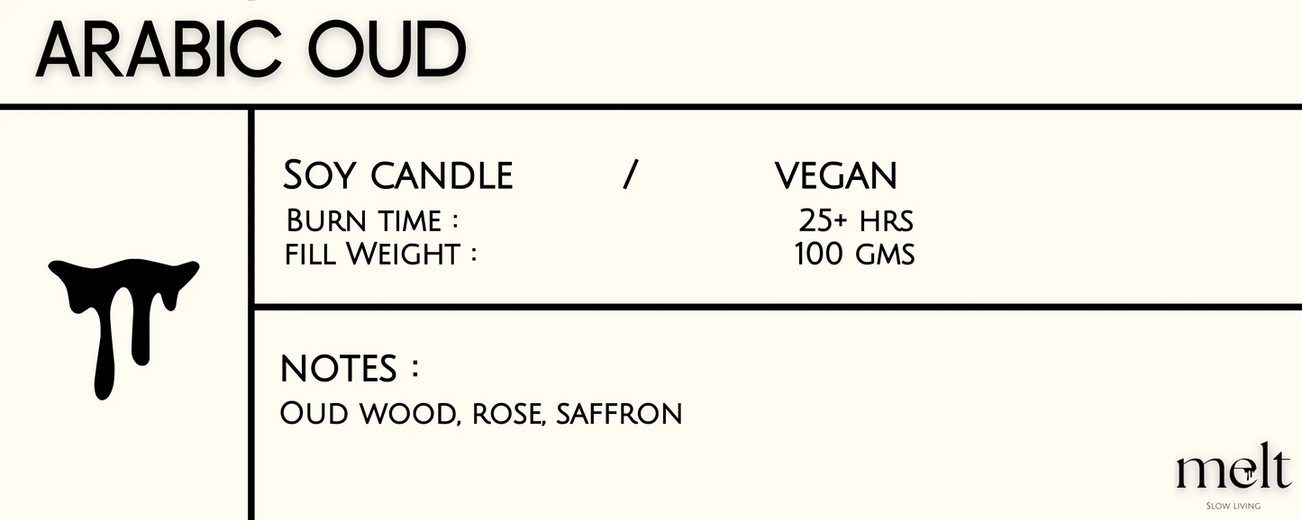 Arabic Oud - Scented Candle