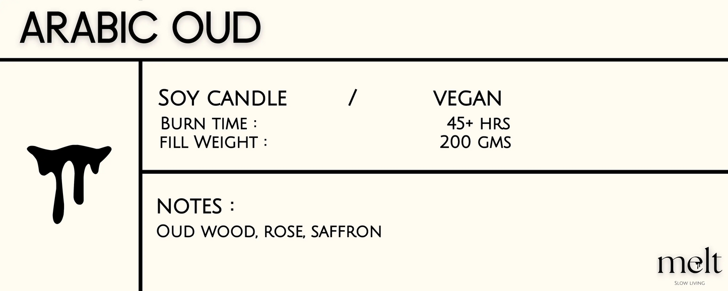 Arabic Oud - Scented Candle