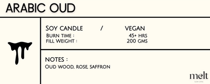 Arabic Oud - Scented Candle
