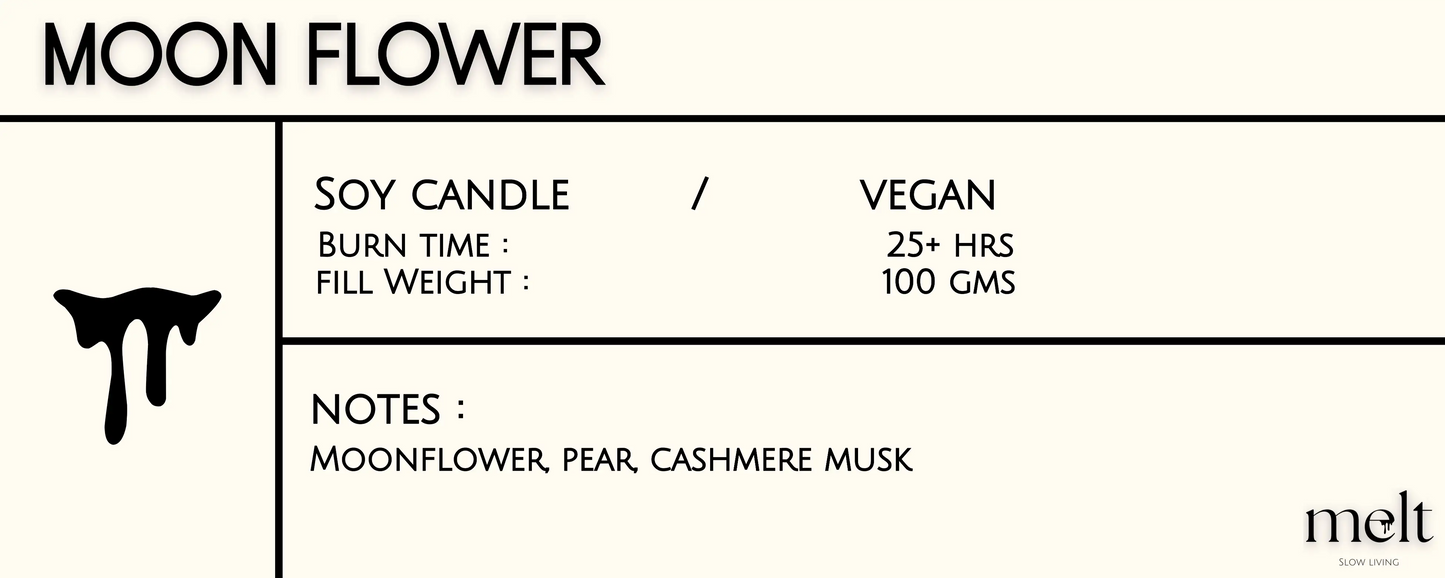 Moon Flower - Scented Candle