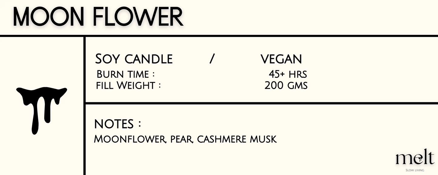 Moon Flower - Scented Candle