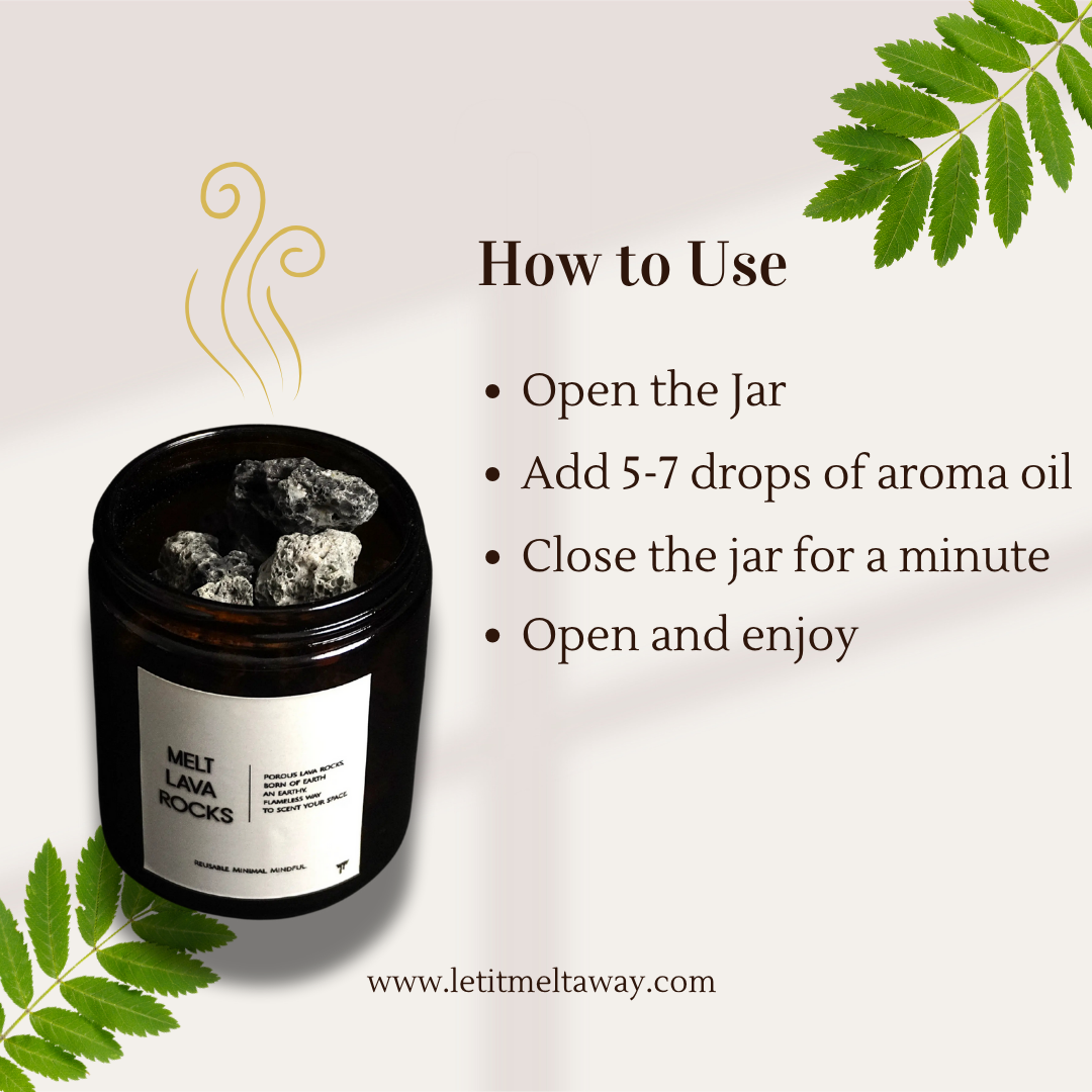 Melt Lava Rocks - Natural Aroma Diffuser