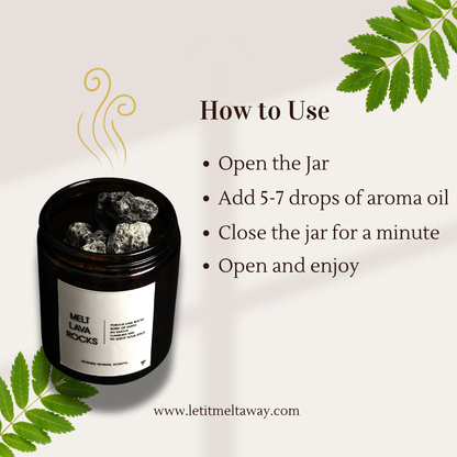 Melt Lava Rocks - Natural Aroma Diffuser