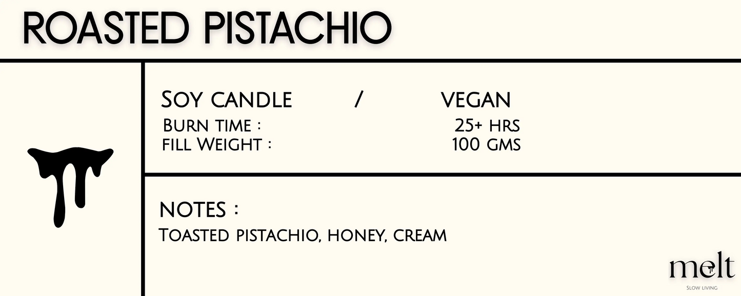 Roasted Pistachio - Scented Candle
