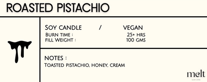 Roasted Pistachio - Scented Candle