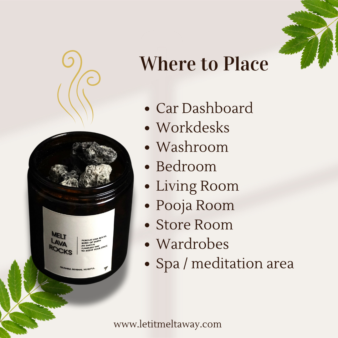 Melt Lava Rocks - Natural Aroma Diffuser