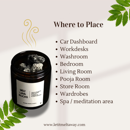 Melt Lava Rocks - Natural Aroma Diffuser