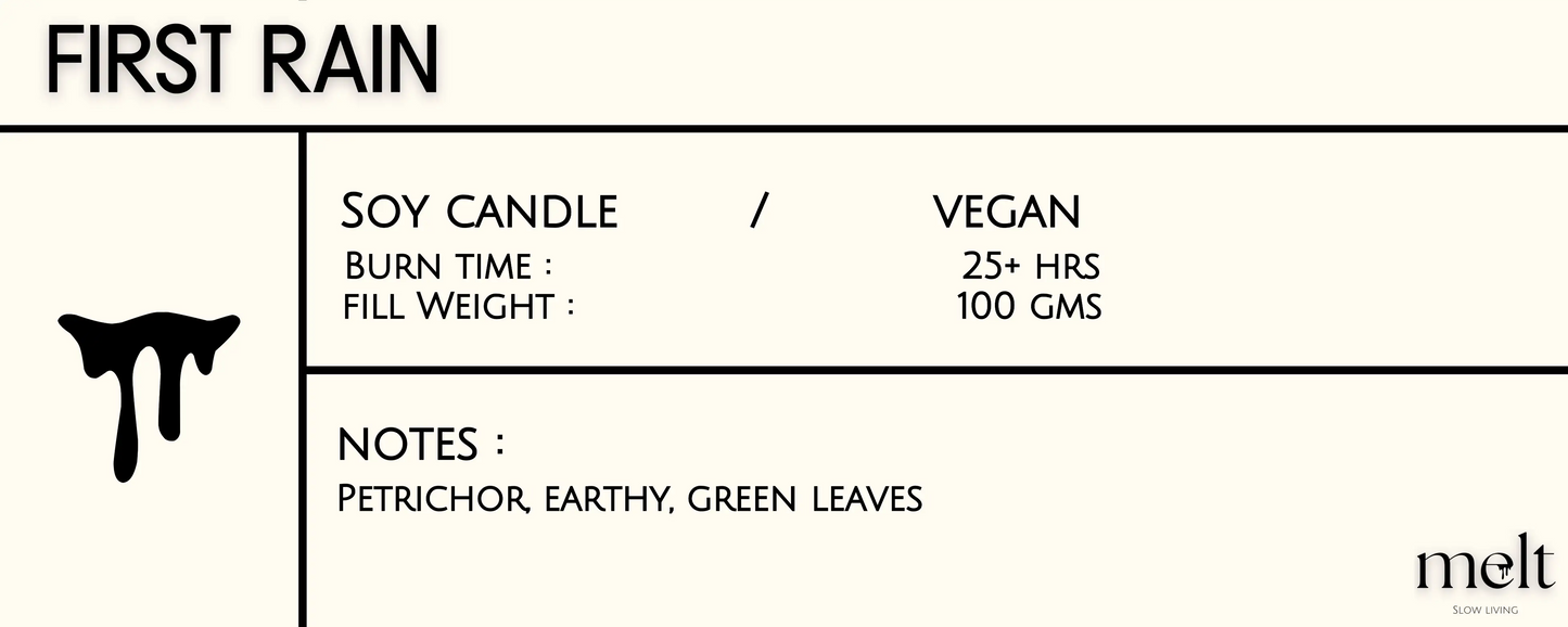 First Rain - Scented Candle