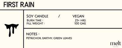 First Rain - Scented Candle