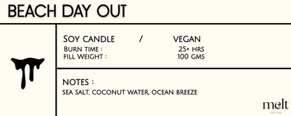 Beach Day Out - Scented Candle