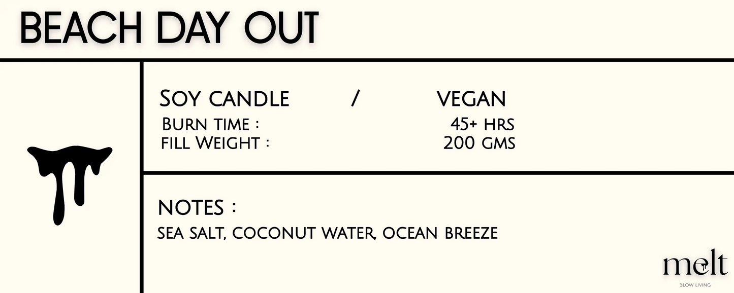 Beach Day Out - Scented Candle